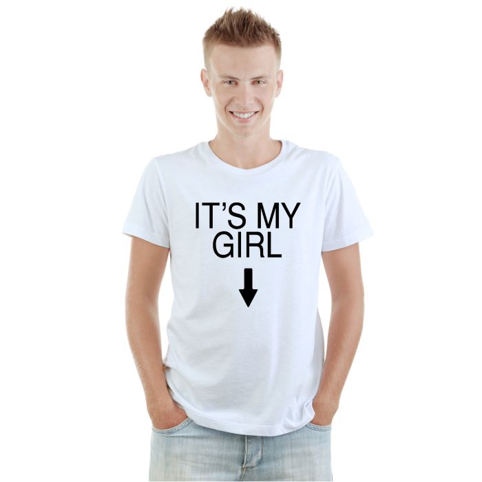Camiseta I'ts My Girl Namorados Estampa Personalizada