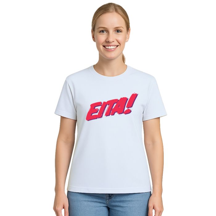 Camiseta Eita Vermelho Criativa Estampa Personalizada