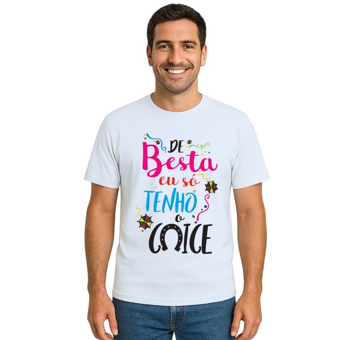 Camiseta De Besta Eu Tenho o Coice Estampa Personalizada