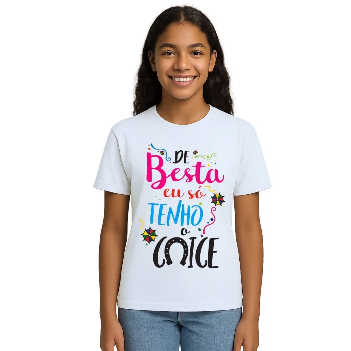 Camiseta De Besta Eu Tenho o Coice Estampa Personalizada