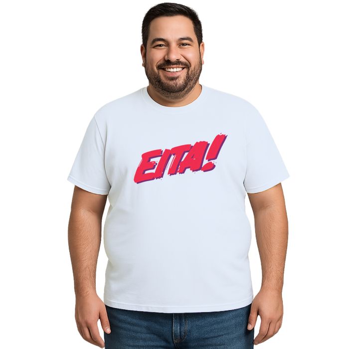 Camiseta Eita Vermelho Criativa Estampa Personalizada