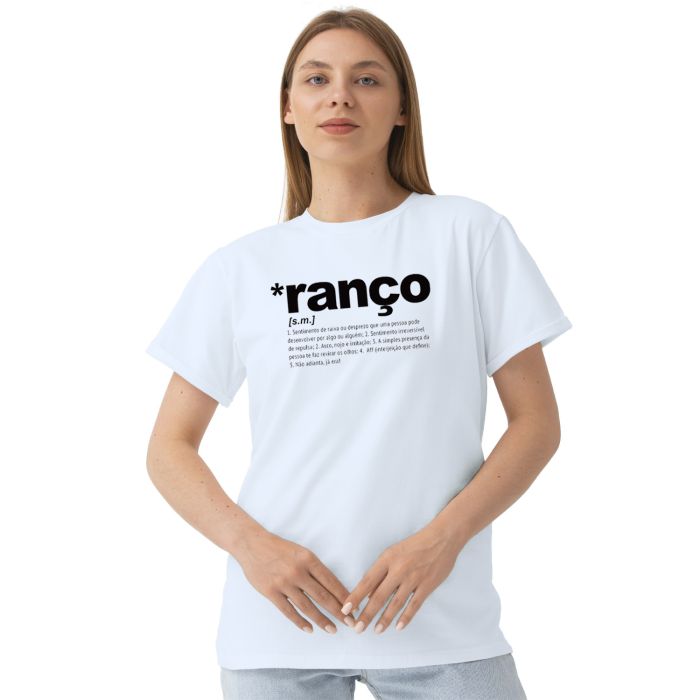 Camiseta Ranço Não Adianta Já Era Personalizada Algodão