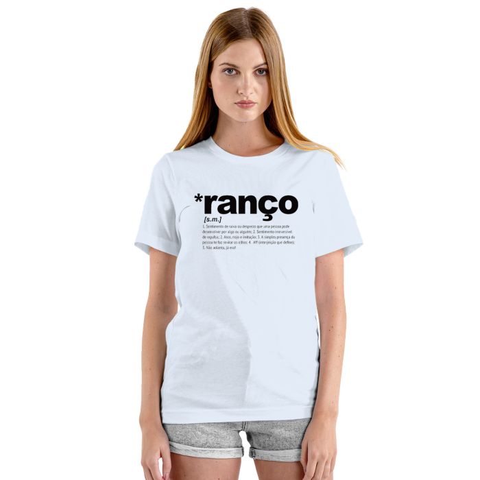 Camiseta Ranço Não Adianta Já Era Personalizada Algodão