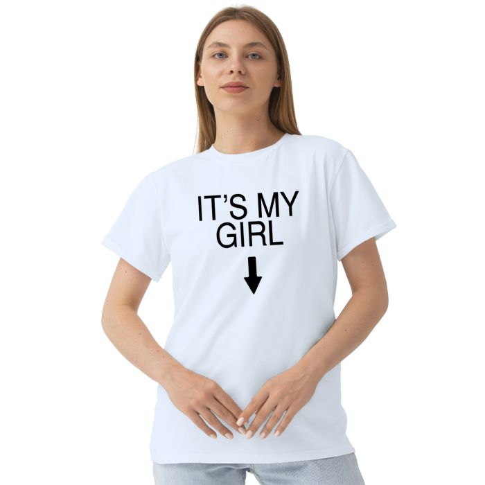 Camiseta I'ts My Girl Namorados Estampa Personalizada