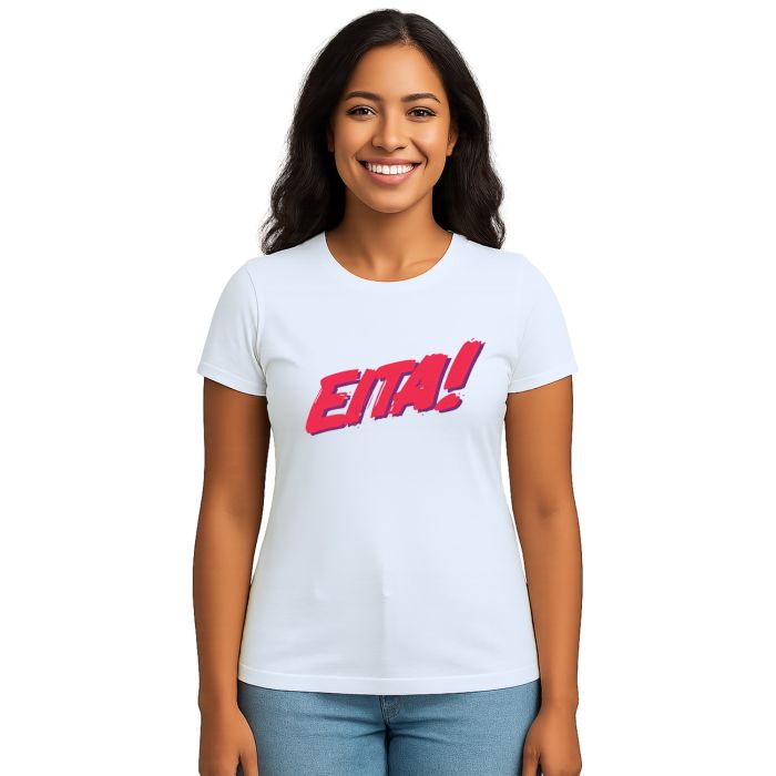 Camiseta Eita Vermelho Criativa Estampa Personalizada