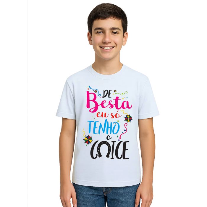 Camiseta De Besta Eu Tenho o Coice Estampa Personalizada
