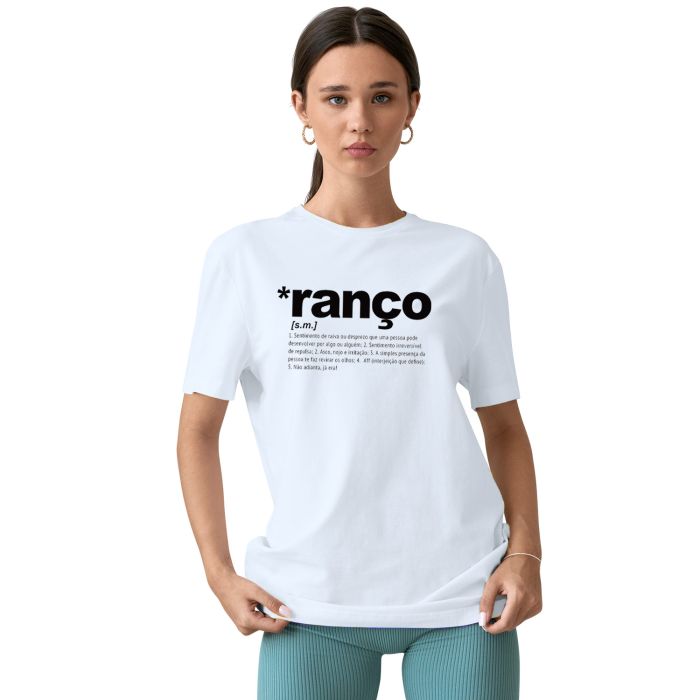 Camiseta Ranço Não Adianta Já Era Personalizada Algodão