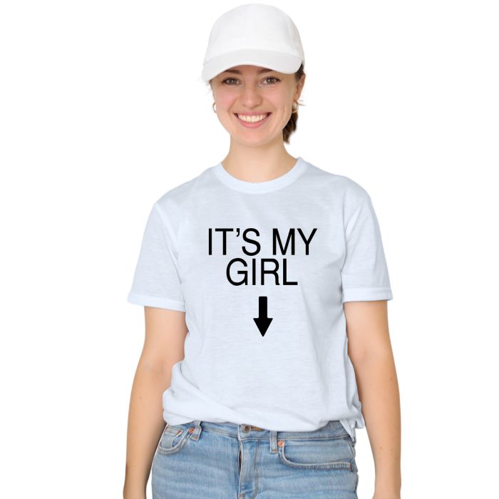 Camiseta I'ts My Girl Namorados Estampa Personalizada