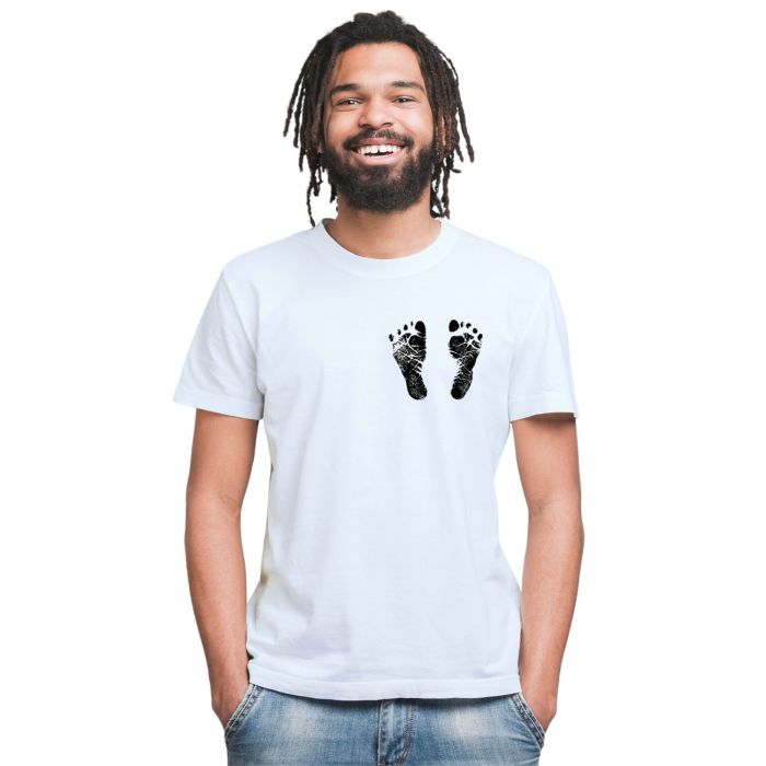 Camiseta Pezinho Preto No Coração Estampa Personalizada
