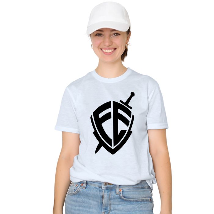 Camiseta Fé Espada Escudo Religiosa Estampa Personalizada