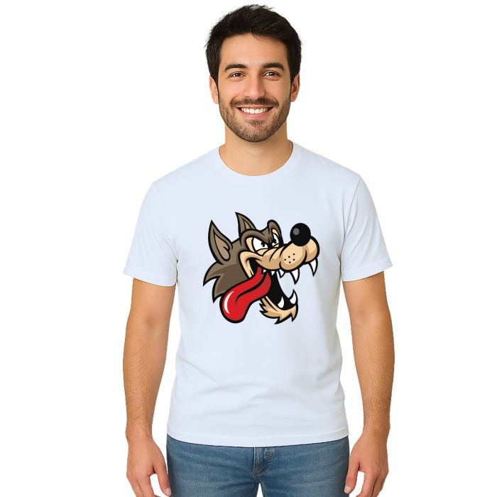 Camiseta Lobo Mau Cabeça Lobão Estampa Personalizada