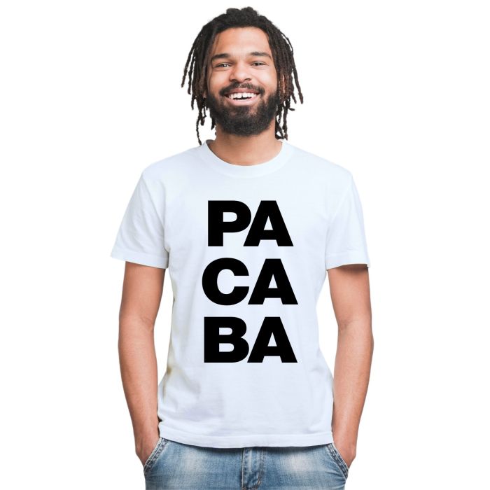 Camiseta Pacaba Pa Ca Ba Estampa Personalizada