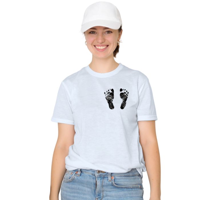 Camiseta Pezinho Preto No Coração Estampa Personalizada