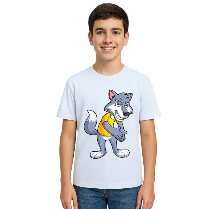Camiseta Lobo Mau Arteiro Estampa Personalizada