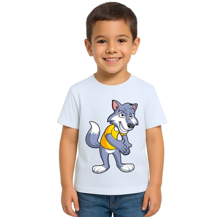 Camiseta Lobo Mau Arteiro Estampa Personalizada