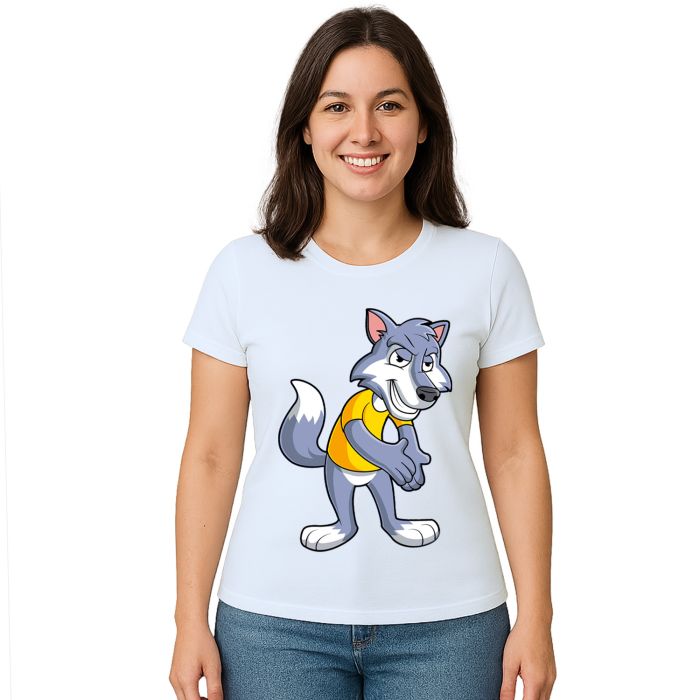 Camiseta Lobo Mau Arteiro Estampa Personalizada