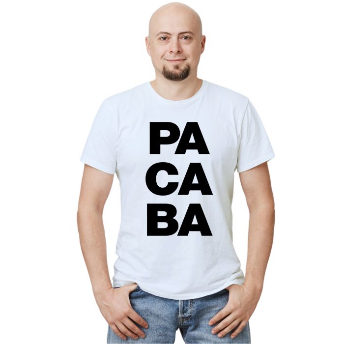 Camiseta Pacaba Pa Ca Ba Estampa Personalizada