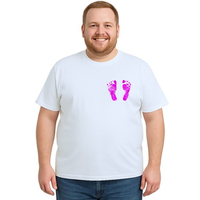 Camiseta Pezinho Rosa No Coração Estampa Personalizada