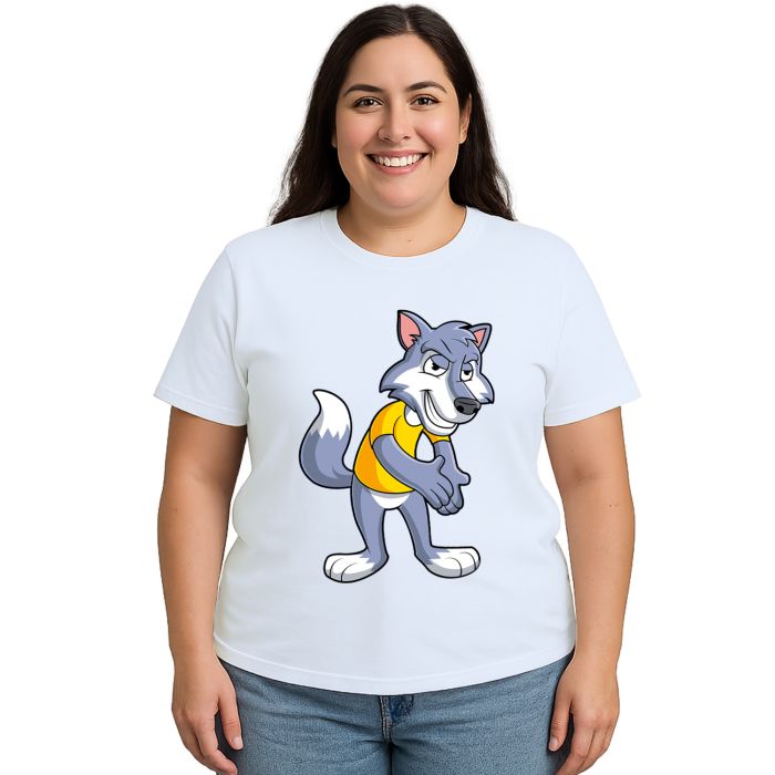 Camiseta Lobo Mau Arteiro Estampa Personalizada