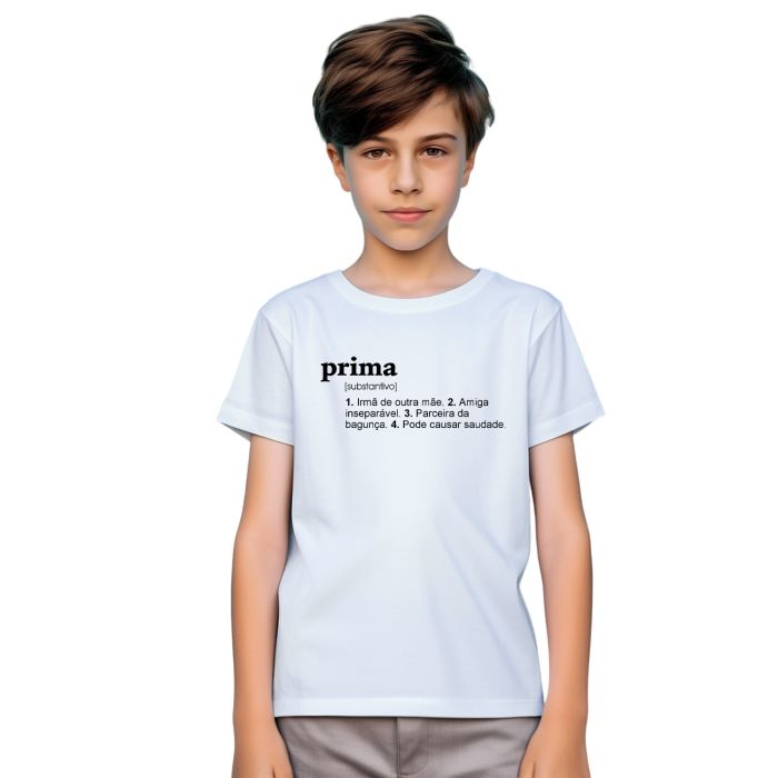 Camiseta Prima Substantivo Estampa Personalizada