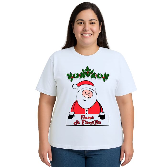 Camiseta Natal Papai Noel Natalina Família Personalizada