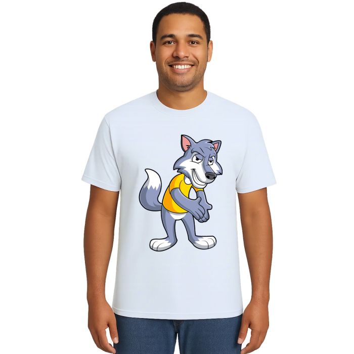 Camiseta Lobo Mau Arteiro Estampa Personalizada