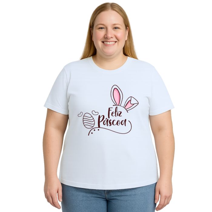 Camiseta Feliz Páscoa Amor Estampa Personalizada