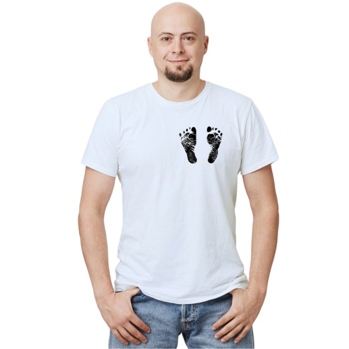 Camiseta Pezinho Preto No Coração Estampa Personalizada