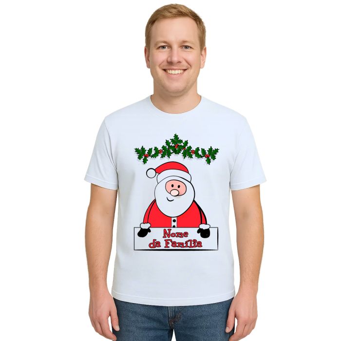 Camiseta Natal Papai Noel Natalina Família Personalizada