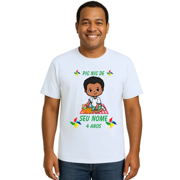 Camiseta Pic Nic Piquenique PicNic Estampa Personalizada