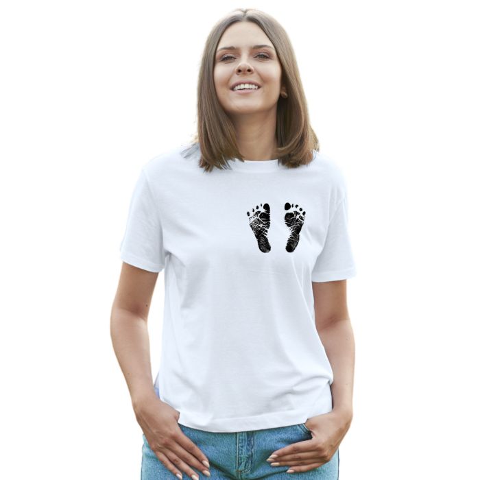 Camiseta Pezinho Preto No Coração Estampa Personalizada