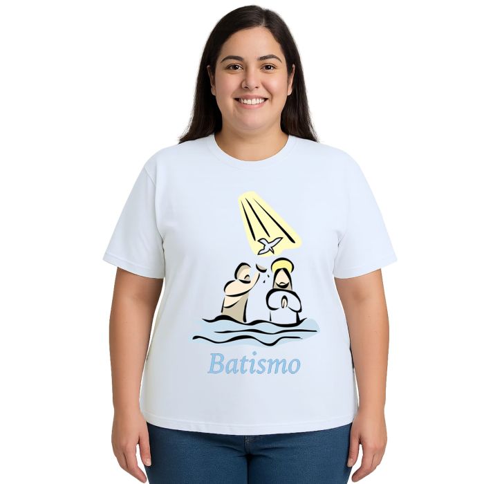 Camiseta Batizado Batismo Igreja Estampa Personalizada