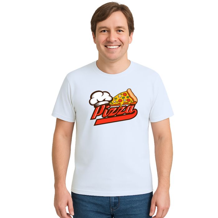 Camiseta Pizza Pizzaiolo Pizzaria Estampa Personalizada