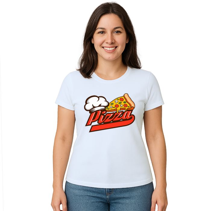 Camiseta Pizza Pizzaiolo Pizzaria Estampa Personalizada
