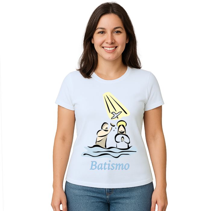 Camiseta Batizado Batismo Igreja Estampa Personalizada