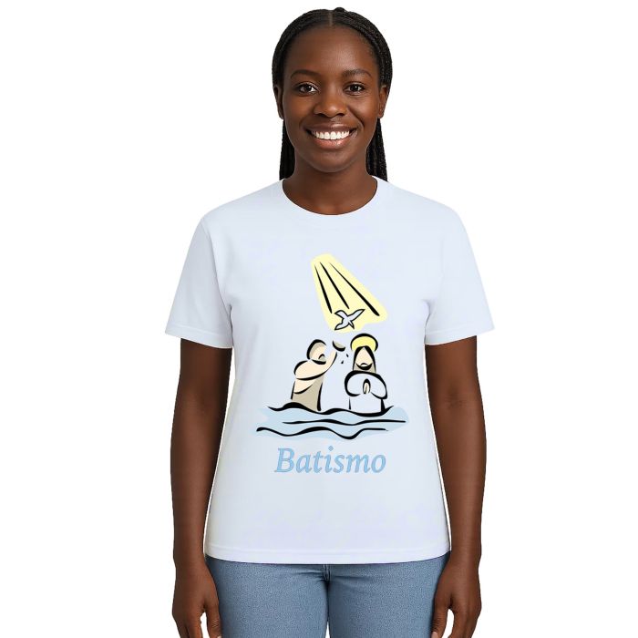 Camiseta Batizado Batismo Igreja Estampa Personalizada