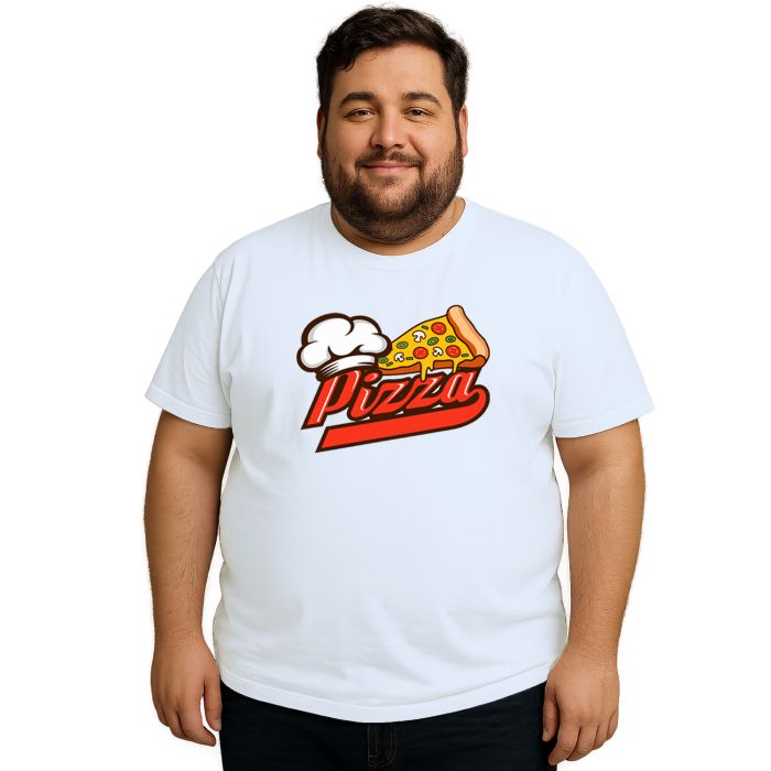 Camiseta Pizza Pizzaiolo Pizzaria Estampa Personalizada
