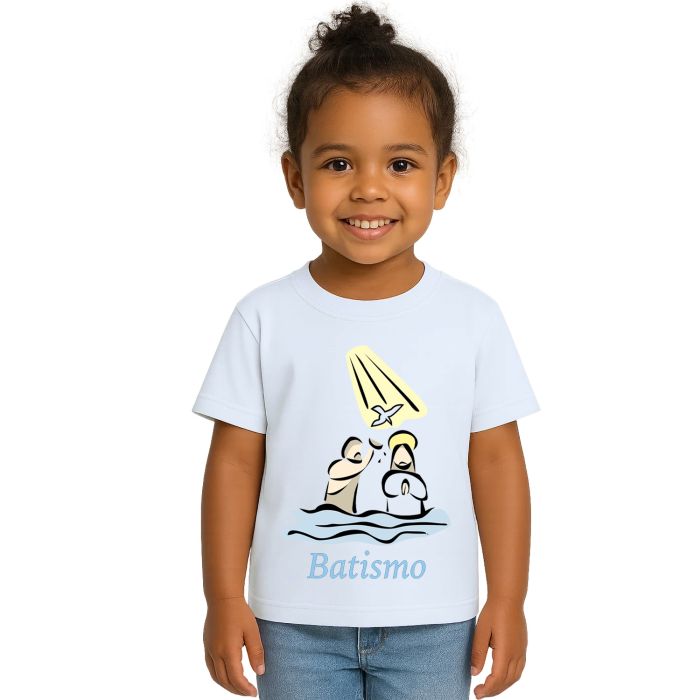 Camiseta Batizado Batismo Igreja Estampa Personalizada