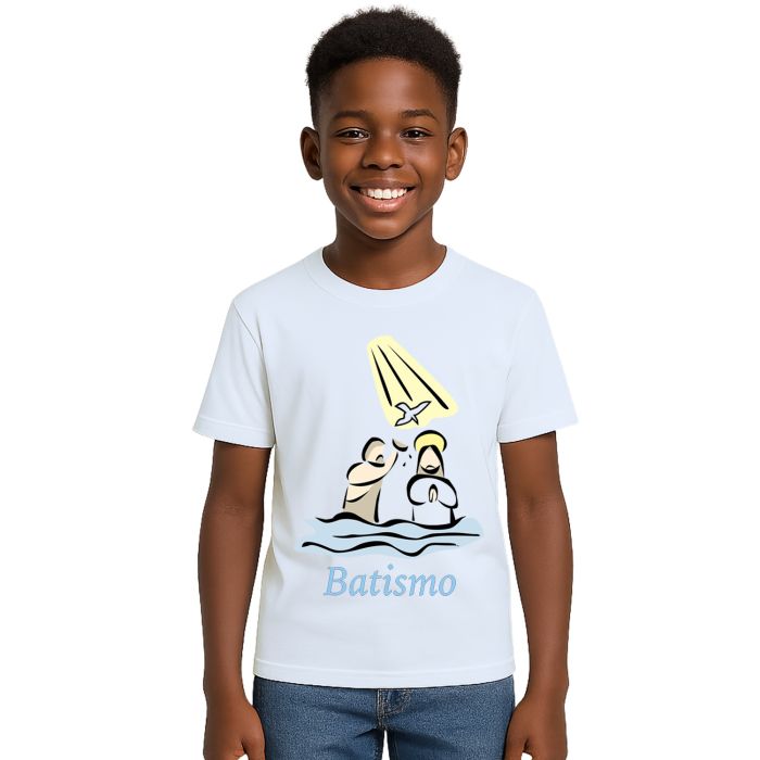 Camiseta Batizado Batismo Igreja Estampa Personalizada