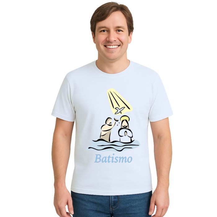 Camiseta Batizado Batismo Igreja Estampa Personalizada