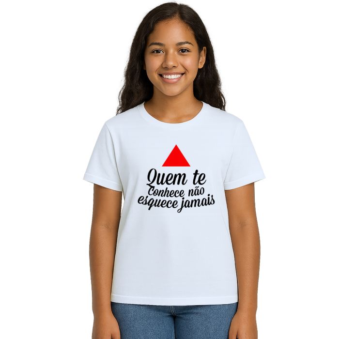 Camiseta MG Quem Te Conhece Não Esquece Jamais Personalizada