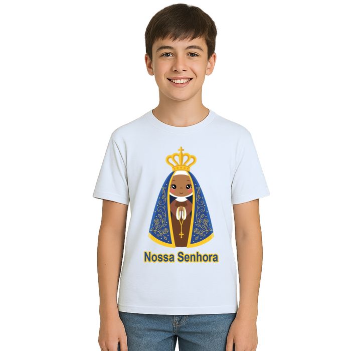 Camiseta Nossa Senhora Senhorinha Aparecida Personalizada