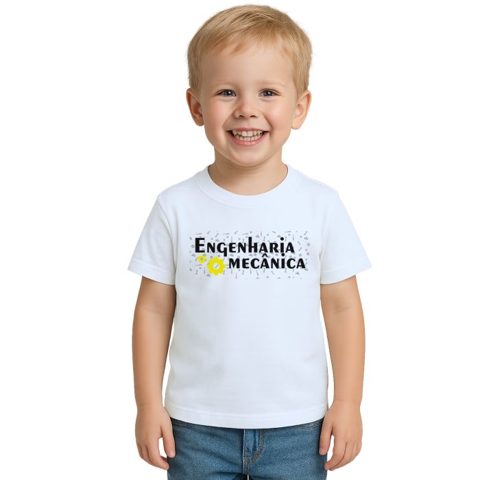 Camiseta Engenharia Mecânica Ferramentas Personalizada