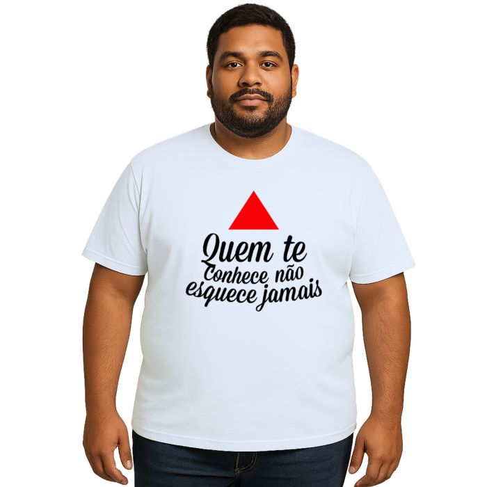 Camiseta MG Quem Te Conhece Não Esquece Jamais Personalizada