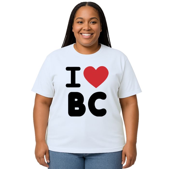 Camiseta Eu Amo BC I Love Balneário Camboriú Personalizada