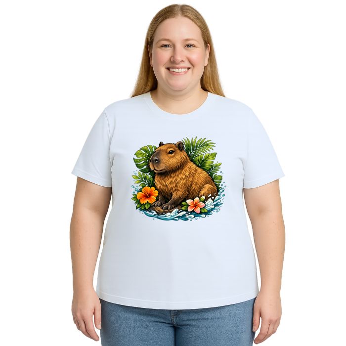 Camiseta Capivara Floresta Estampa Personalizada