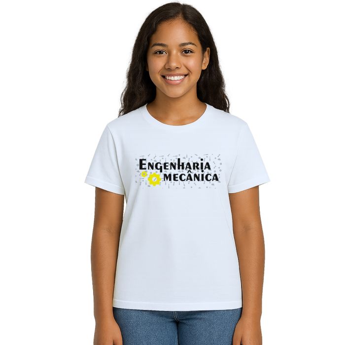 Camiseta Engenharia Mecânica Ferramentas Personalizada