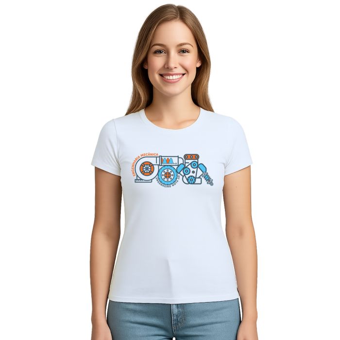 Camiseta Engenharia Mecânica Engenheiro Nota Personalizada
