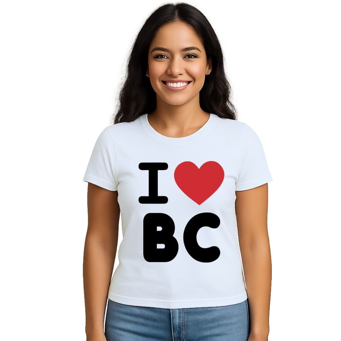 Camiseta Eu Amo BC I Love Balneário Camboriú Personalizada