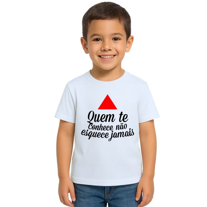 Camiseta MG Quem Te Conhece Não Esquece Jamais Personalizada
